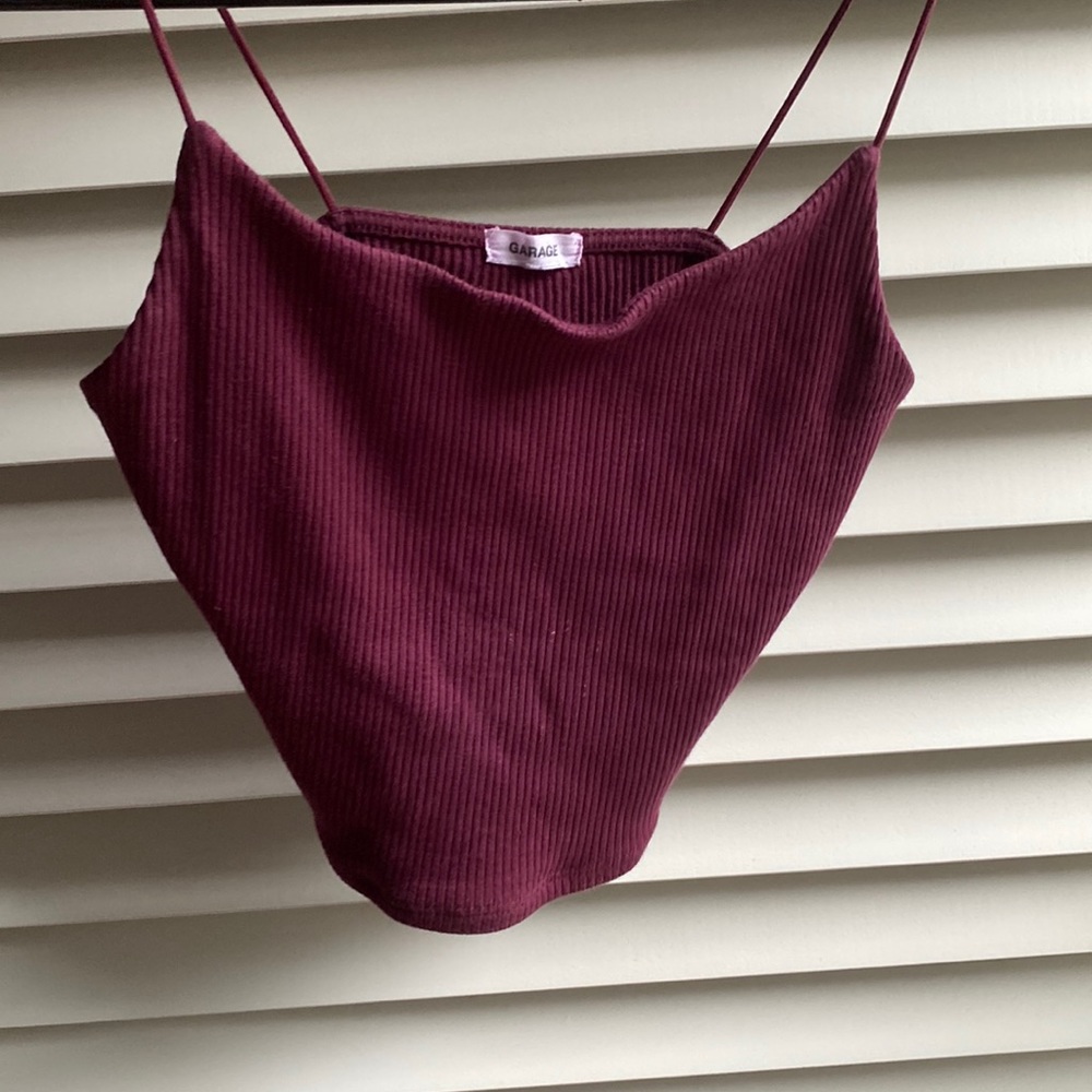 Burgundy GARAGE Tank. SIZE SMALL. NEVER BEEN WORN.
